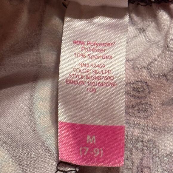 High-Waisted Colorful Sugar Skull Print Leggings -Medium - Picture 6 of 7